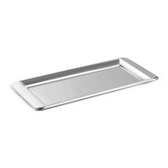 Bandeja 30cm Por 15cm Café Aço Inox Mimo Style